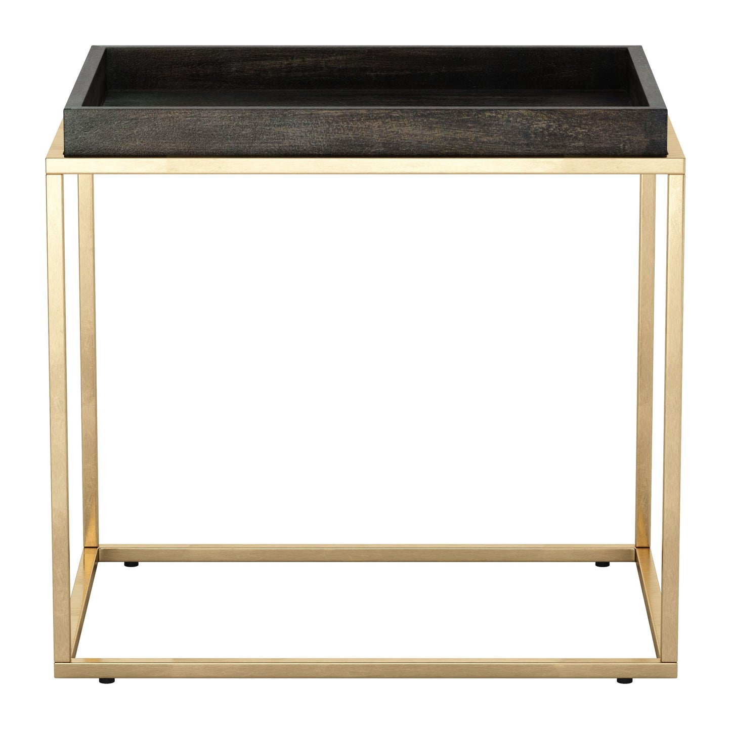 Jahre Side Table Black & Brass