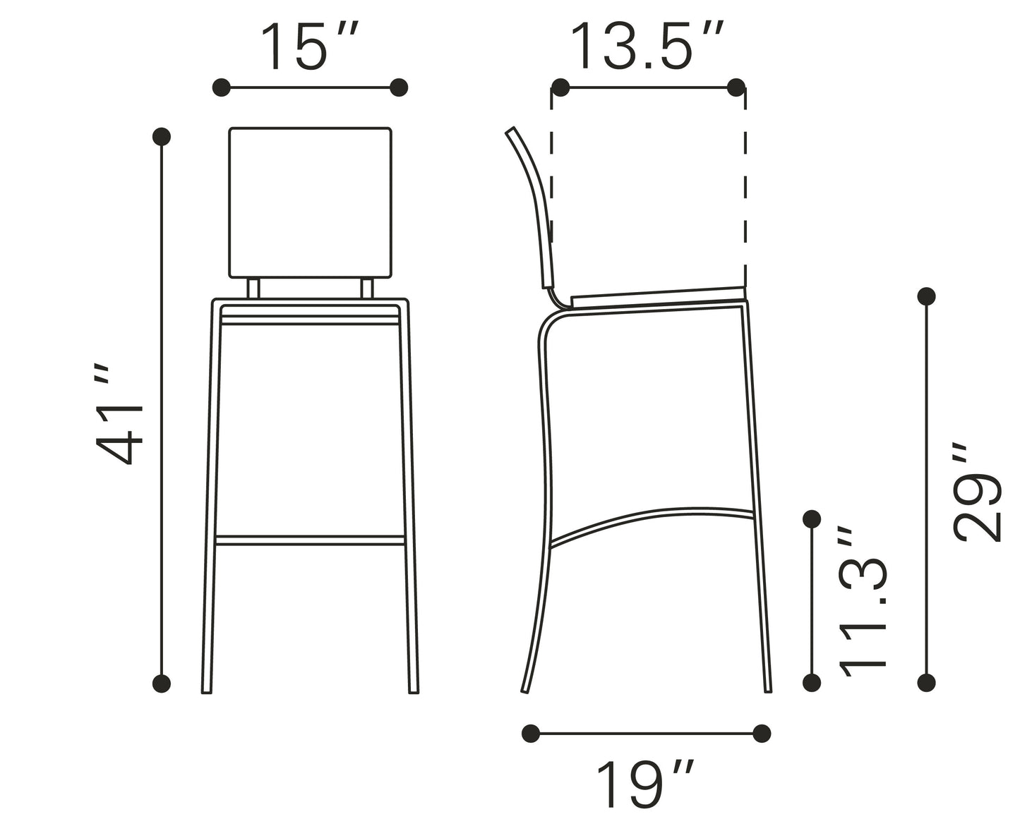 Criss Cross Barstool