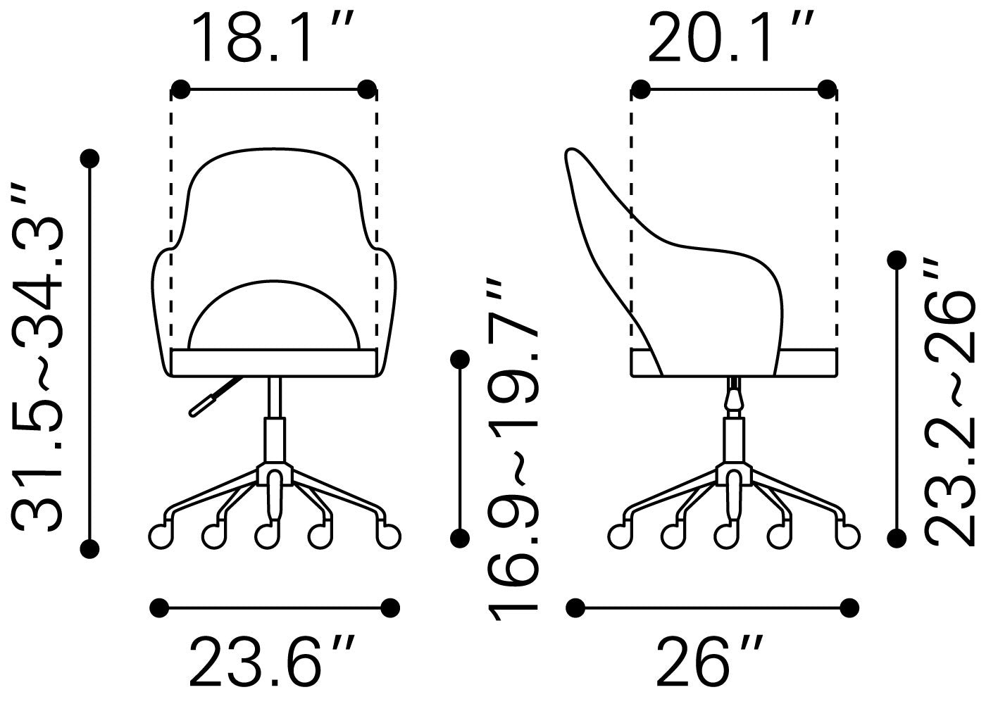 Planner Office Chair White