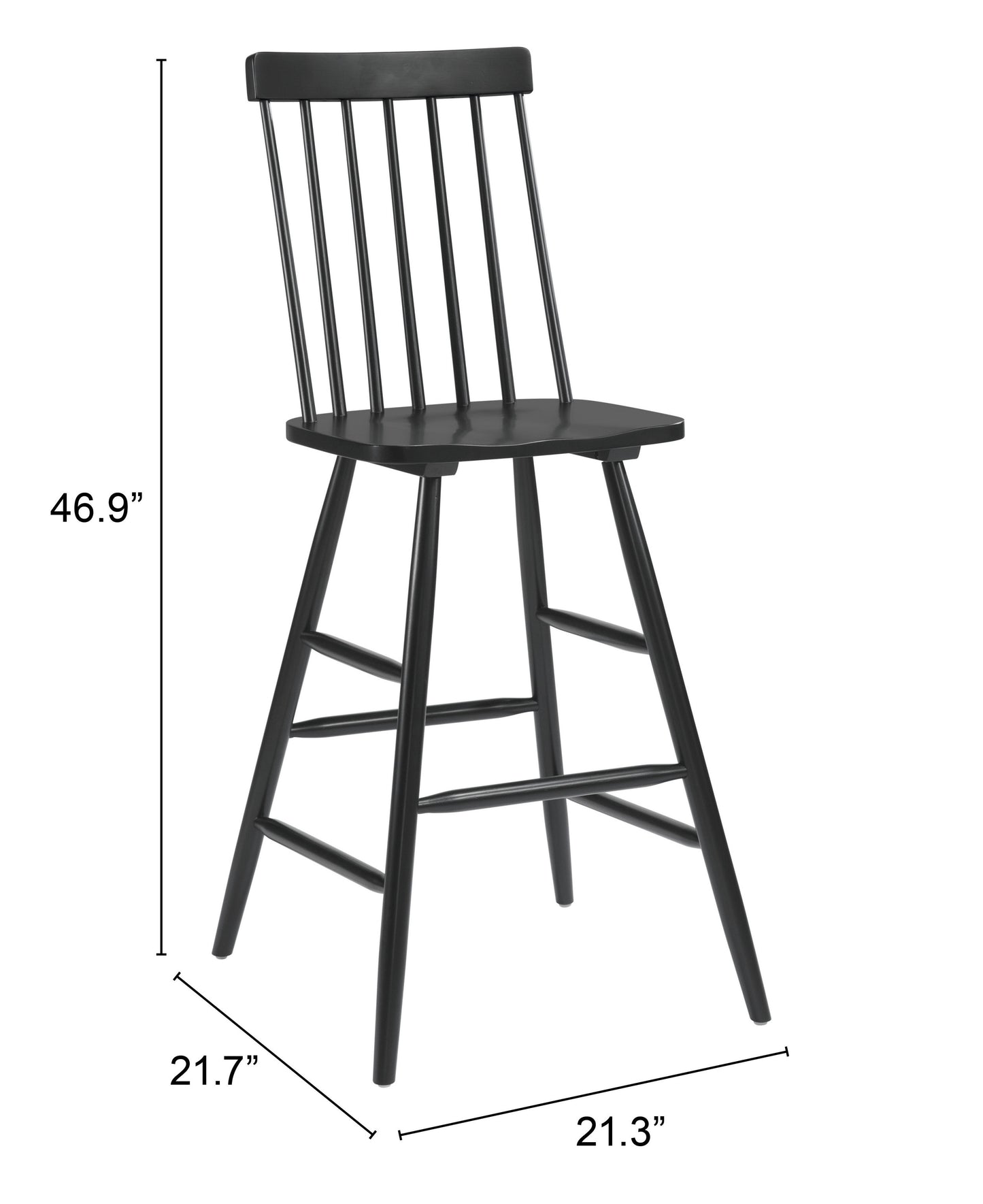 Ashley Barstool Black
