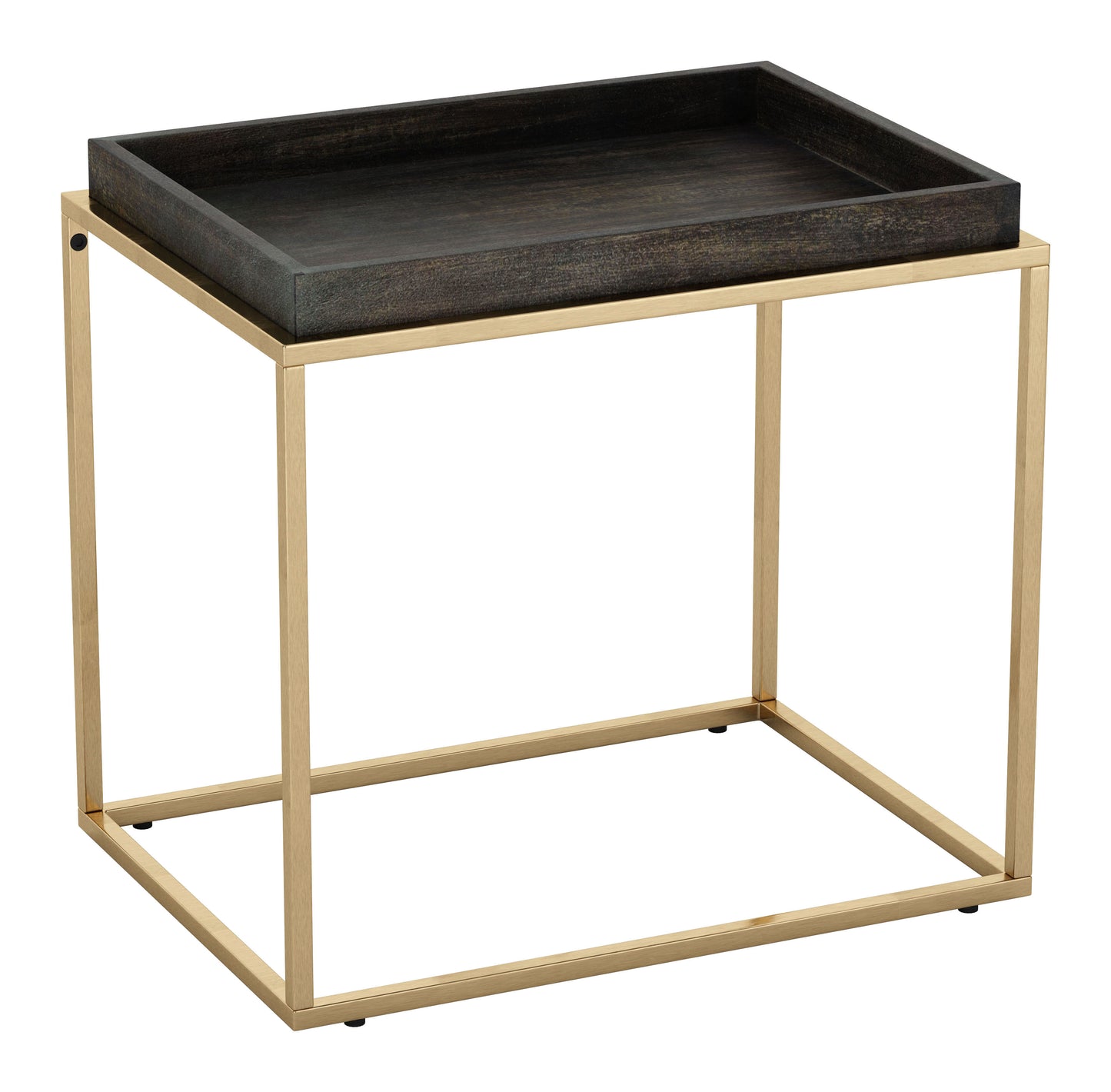 Jahre Side Table Black & Brass