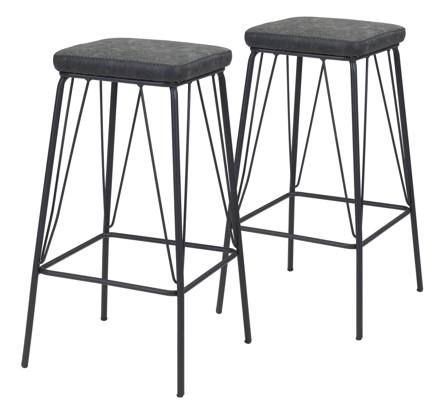 Samuel Barstool Vintage Black