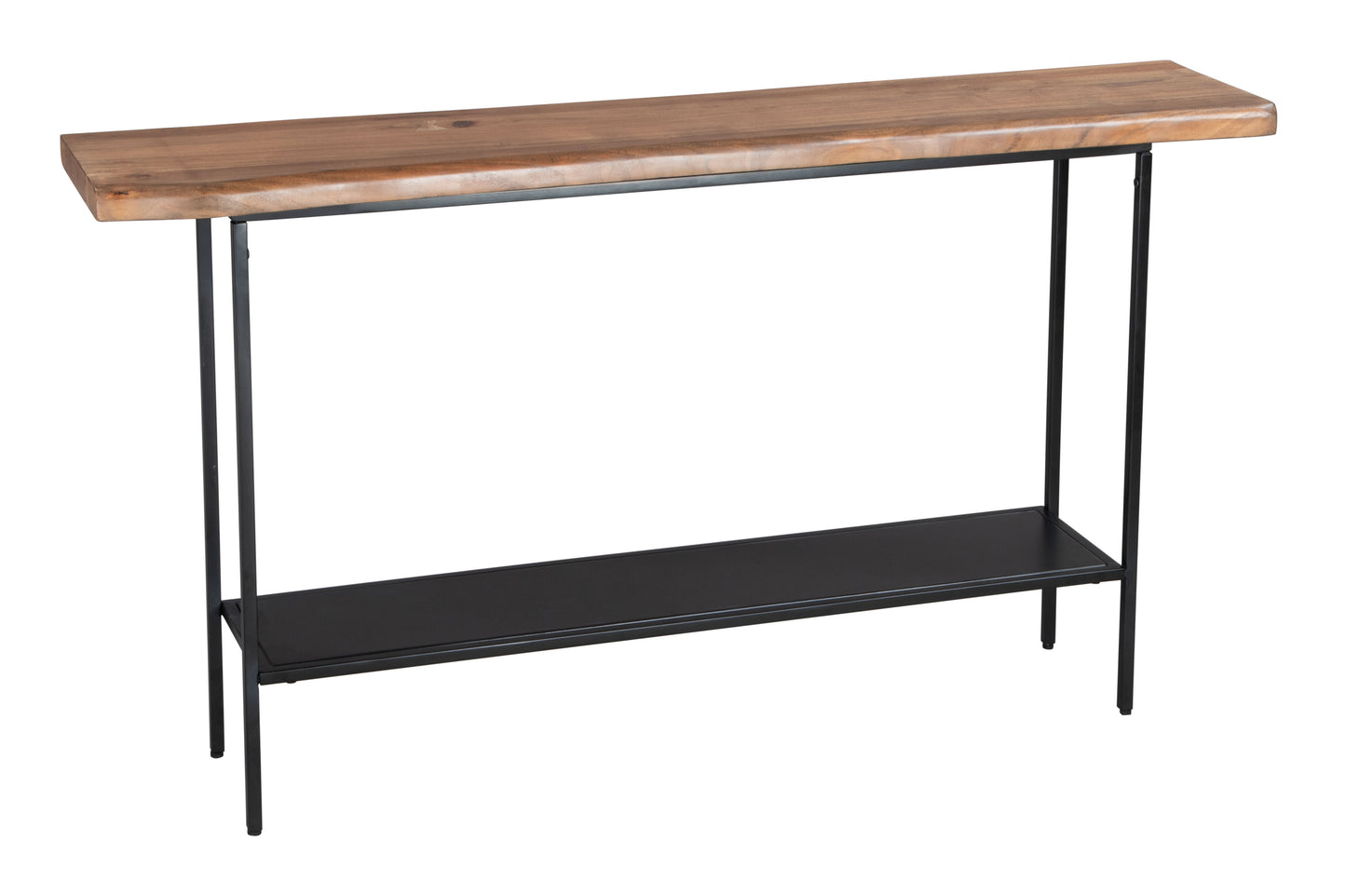 Mezza Console Table Natural & Black