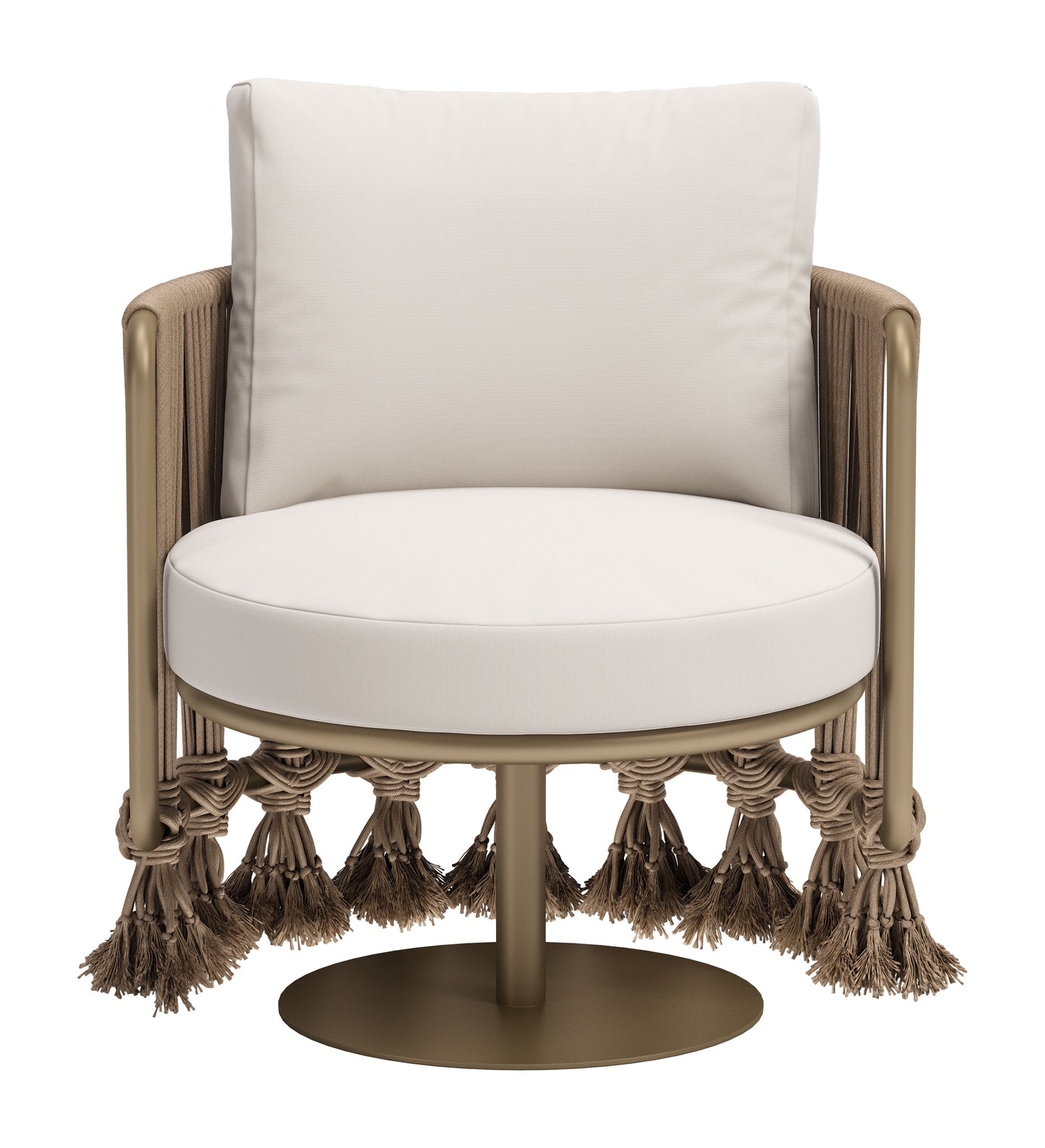 Uzel Accent Chair White